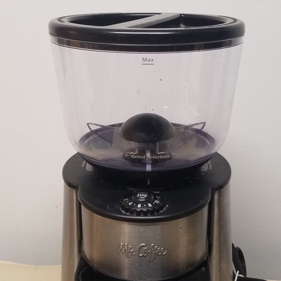 Mr. Coffee Automatic Burr Mill BVMC-BMH23-WM Grinder Electric Stainless & Black - Picture 4 of 12